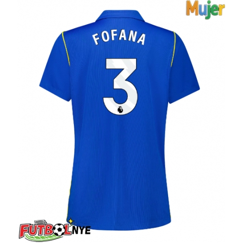 Camiseta Chelsea Wesley Fofana #3 Primera Equipación para mujer 2026-27 manga corta
